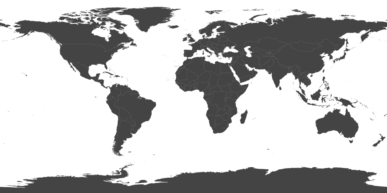 World map showing Fiorentini locations and markets
