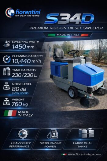 Industrial Floor sweeper Machine S 34