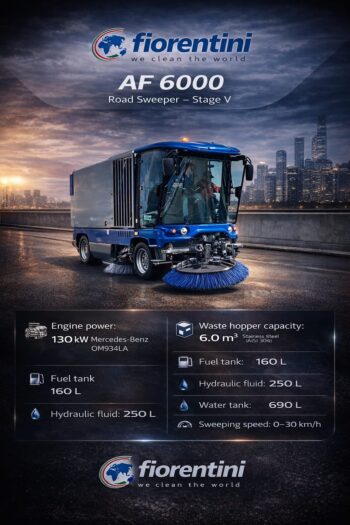 Road Cleaning Sweeper Machine AF 6000