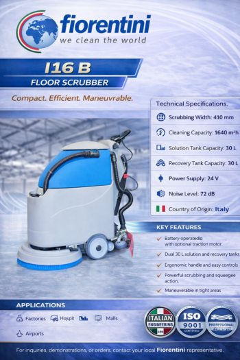 Floor Cleaning Machine Scrubber I 16 18 20