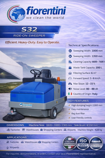 Industrial sweeper Machine S 32